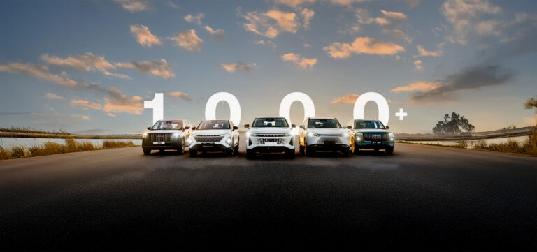 Used Chinese cars on display at a South African dealership, reflecting rising demand in 2025