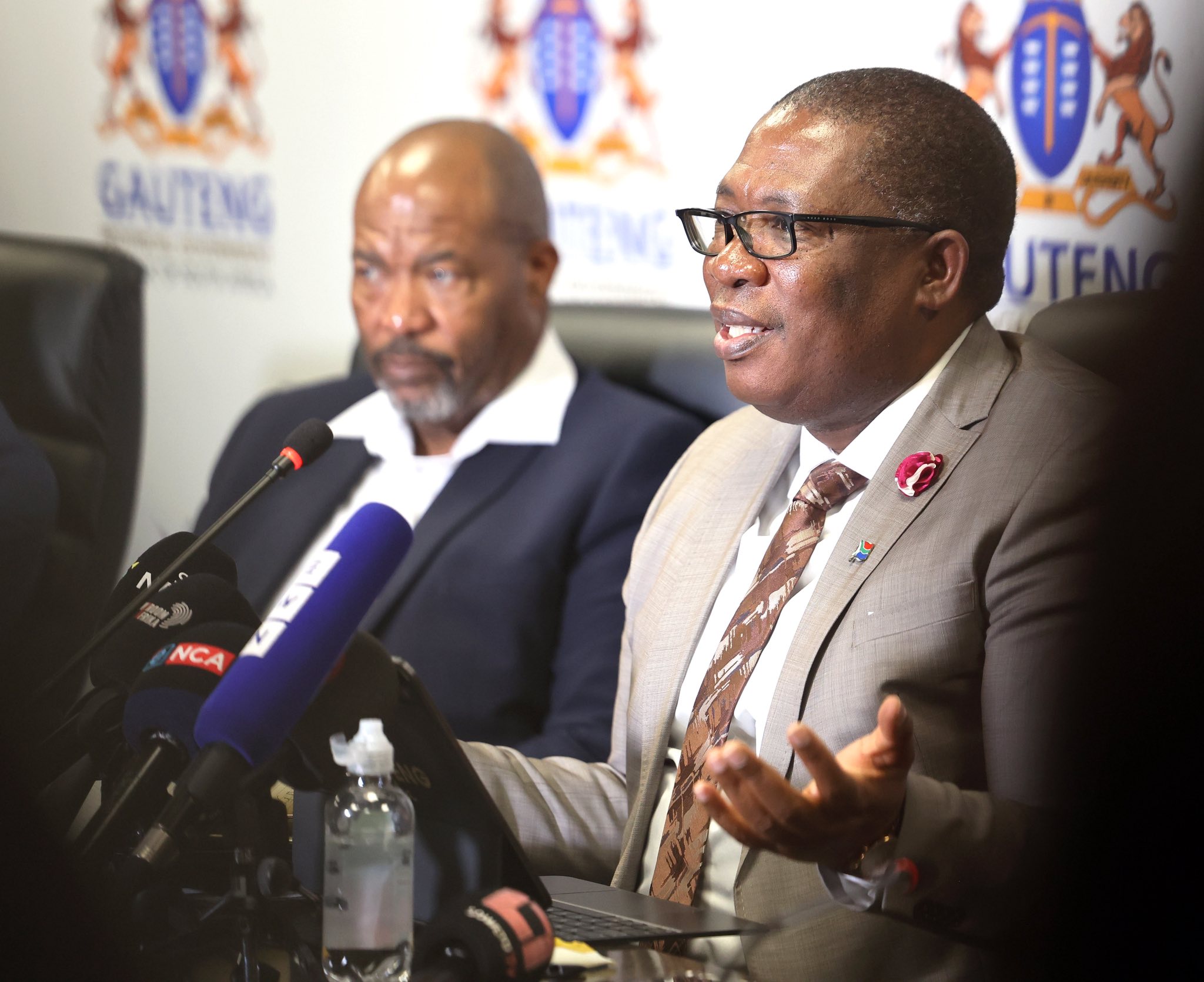 Premier Panyaza Lesufi addressing Gauteng youth at the relaunch of the Nasi Ispani programme, aimed at tackling unemployment through skills training and development