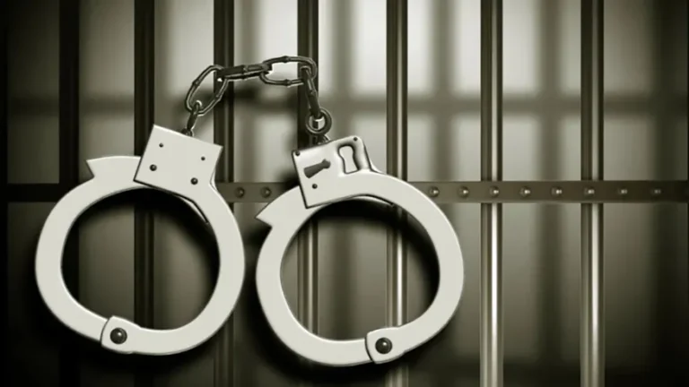 South African Police Service officers conduct an arrest operation in Rustenburg, North West.