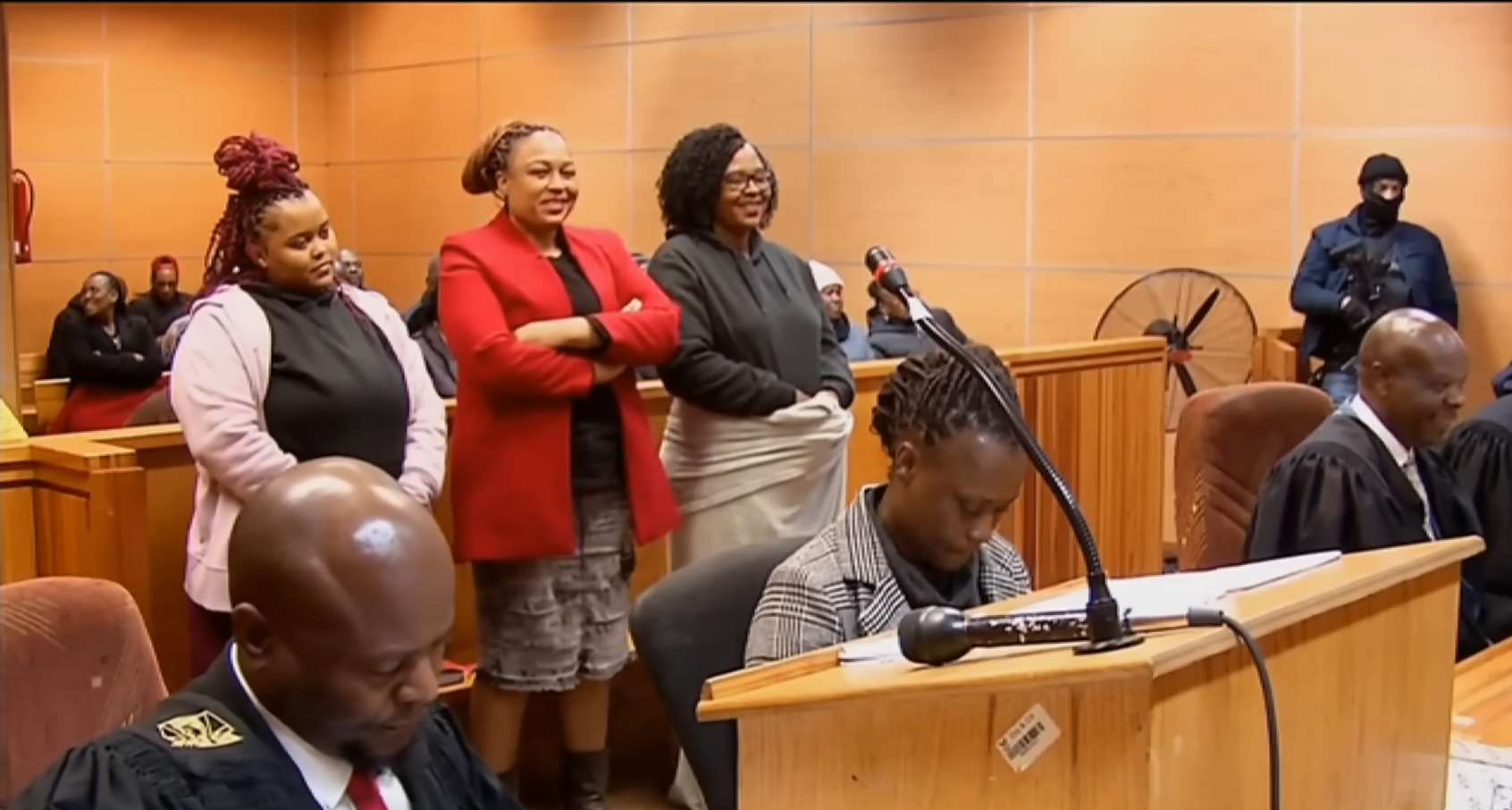 Accused ex-police sergeant Rachel Kutumela and her co-accused appear at Polokwane Magistrate’s Court in Limpopo for their bail hearing.