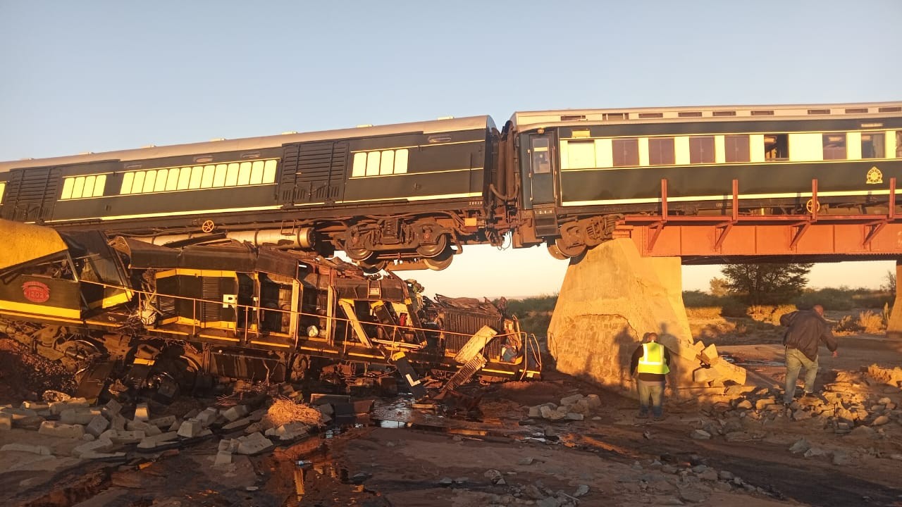 Rovos Rail Train Accident in Namibia
